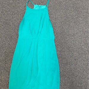 Lulus elegant cocktail dress, Green size large